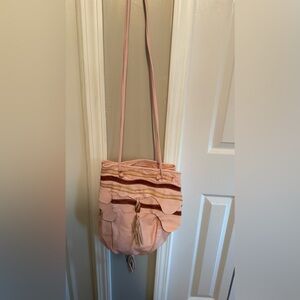 Vintage San Marco Purse in Pink and Brown